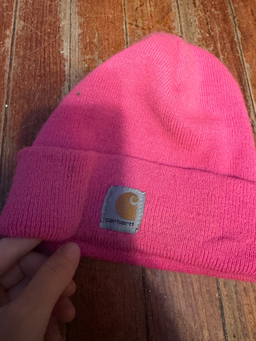 Carhartt Kids Pink Cuffed Knit Beanie